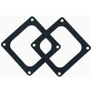 Carburetor Base Plate Gasket - 4-Barrel - Open - 0.063 in Thick - Composite - Dominator Flange - Pair