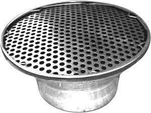 Air Cleaner Assembly - Velocity Stack - 8.75 in Round - 4.25 in Tall - 5-1/8 in Carb Flange - Flat Base - Steel - Chrome - Kit