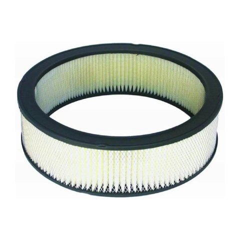 Air Filter Element - Round - 14 in Diameter - 4 in Tall - Wire Mesh Included - Paper - White - Universal - Each
