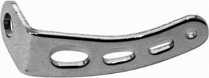 Throttle Return Spring Bracket - Steel - Chrome - Small Block Ford - Each