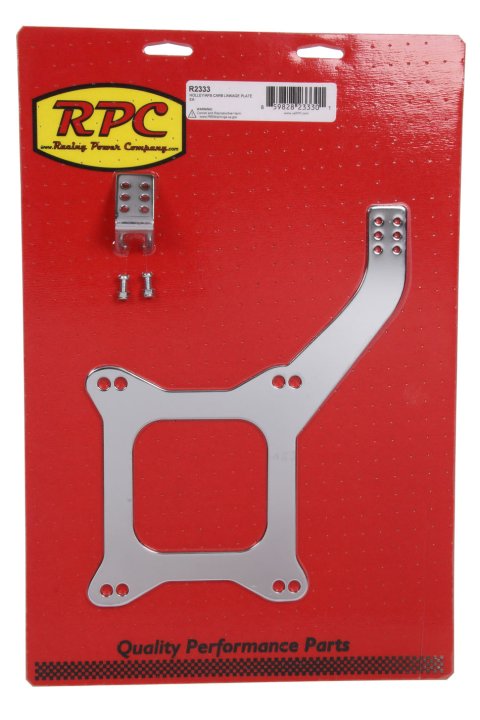 Throttle Cable Bracket - 4 Hole Under Carb Mount - Steel - Chrome - Square Bore - Kit