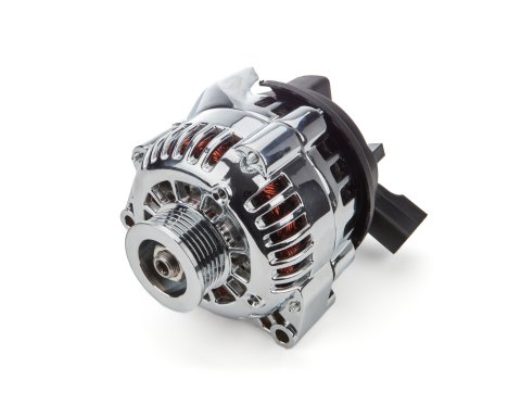 Alternator - 12V - OEM - 6-Rib Serpentine Pulley - Aluminum Case - Chrome - GM LS-Series - Each