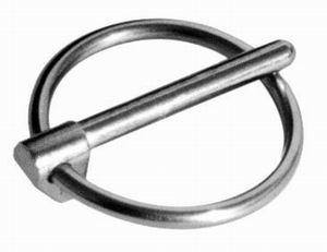Torsion Clip - 0.188 in OD - Steel - Chrome - RPC Hood Pins - Pair