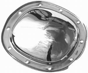 Differential Cover - Steel - Chrome - 7.5 in - GM 10-Bolt - Each