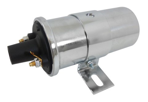 Ignition Coil - Canister - Female Socket - 40000V - Oil Filled - Chrome - Each