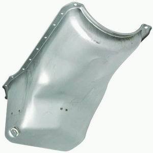 Engine Oil Pan - Front Sump - Stock Depth - Steel - Natural - Ford Cleveland / Modified - Each