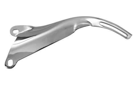 Alternator Bracket - O.E. Style - Driver Side - Upper - Intake / Water Pump Mount - Steel - Chrome - Short Water Pump - Small Block Chevy - Each