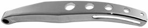 Alternator Bracket - Passenger Side - Upper - Water Pump Mount - Steel - Chrome - Short Water Pump - Small Block Chevy - Each