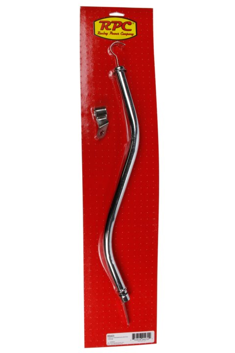 Transmission Dipstick - Transmission Mount - Solid Tube - Steel - Chrome - C4 - Each
