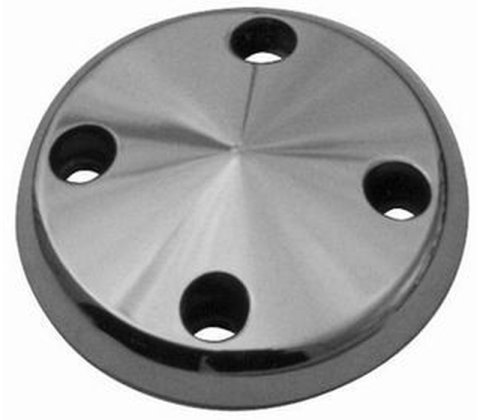 Pulley Nose Cone - Water Pump - Aluminum - Satin - Long Water Pump - Small Block Chevy - Each