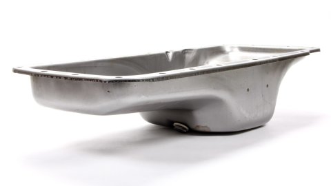 Engine Oil Pan - Center Sump - Stock Depth - Steel - Natural - Mopar B / RB-Series / 426 Hemi - Each