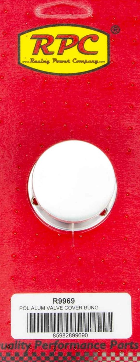 Bung and Cap Kit - 1.500 in OD - Bolt / Weld-On - Aluminum Bung - Aluminum Threaded Cap - Polished - Kit