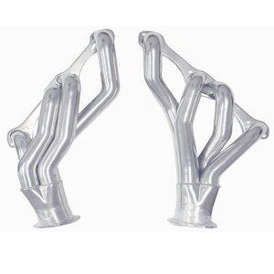 Headers - 1.625 in Primary - 3 in Collector - Gaskets / Hardware Included - Steel - Ceramic - Small Block Chevy - Pair