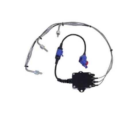 EGT Probe Kit - 4 Channel - 90 Degree - Open Tip - 1/4 in Diameter Probe - 18 in Cable Length - Sensors / Junction Box - Big Block 2468 - Kit