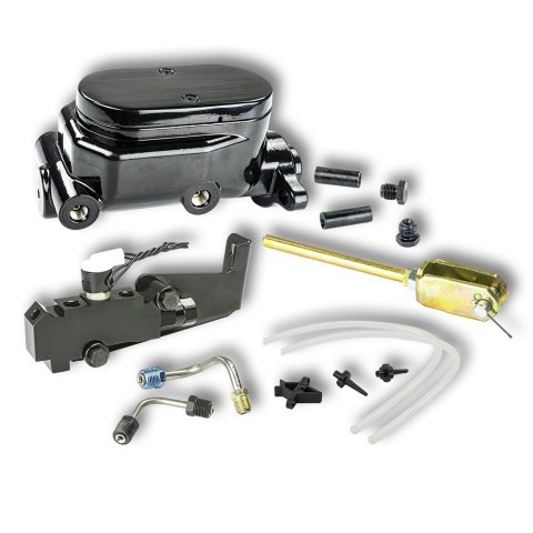 Master Cylinder - Disc / Disc - Integral Reservoir - Proportioning Valve Included - Screw-On Cover - GM X-Body 1962-68 - Kit