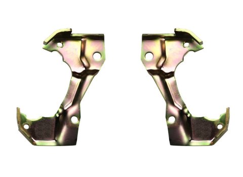Brake Caliper Bracket - Front - Steel - Zinc Plated - GM A-Body / F-Body / X-Body 1969-72 - Pair