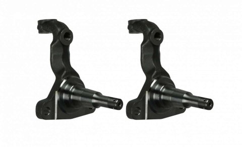Spindle - Stock Pin Height - Driver / Passenger Side - Iron - Natural - GM A-Body / F-Body / X-Body 1964-72 - Pair