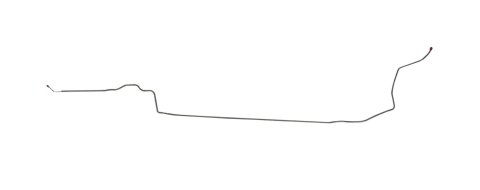 Brake Line - Power Disc - Front to Rear - 1-Piece - GM F-Body 1977-81 - Each