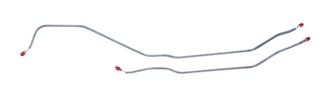 Brake Hard Line - Pre-Bent - 3/8-24 in Inverted Flare - Rear - Steel - GM F-Body 1970-74 - Kit