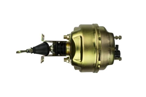 Power Brake Booster - 8 in OD - Vacuum Diaphragm - Steel - Cadmium - Various Applications - Kit