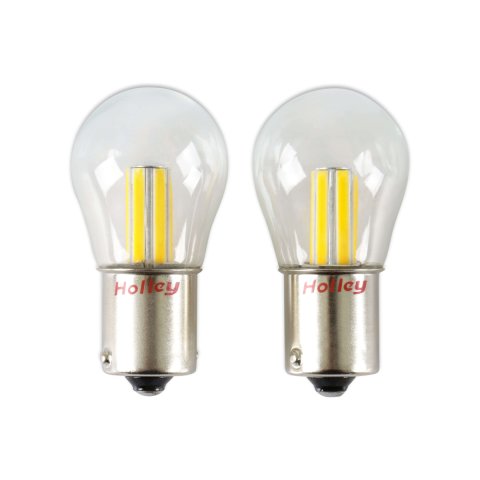 LED Light Bulb - LED Turn Signal - Classic White - 1156 Style - Pair