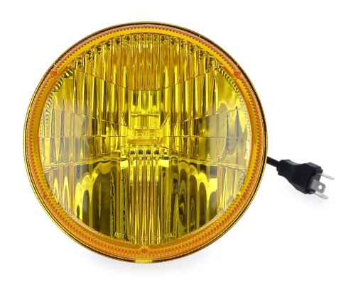 Headlight - Sealed Beam - 7 in OD - LED - Yellow Lens - Each