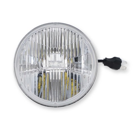 Headlight - Sealed Beam - 5.75 in OD - LED - Modern White Lens - Each