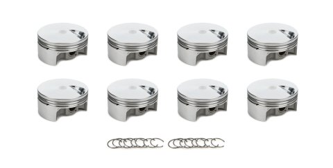 Piston - AutoTec - Forged - Flat Top - 4.500 in Bore - 1.5 x 1.5 x 3.0 mm Ring Grooves - Minus 3.00 cc - Big Block Chevy - Set of 8