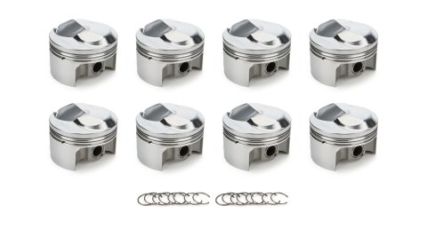 Piston - AutoTec - Forged - Dome - 4.280 in Bore - 1.5 x 1.5 x 3.0 mm Ring Grooves - Plus 28.90 cc - Big Block Chevy - Set of 8