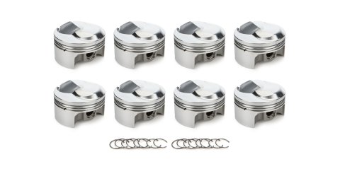 Piston - AutoTec - Forged - Dome - 4.280 in Bore - 1.5 x 1.5 x 3.0 mm Ring Grooves - Plus 28.90 cc - Big Block Chevy - Set of 8