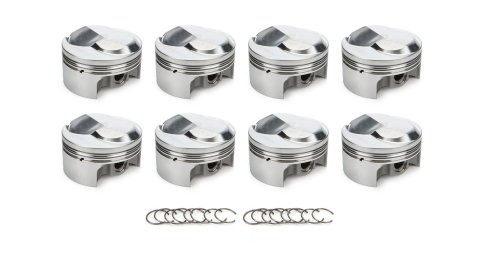 Piston - AutoTec - Forged - Dome - 4.310 in Bore - 1.5 x 1.5 x 3.0 mm Ring Grooves - Plus 27.50 cc - Big Block Chevy - Set of 8