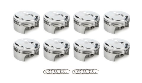 Piston - AutoTec - Forged - Dome - 4.500 in Bore - 1.5 x 1.5 x 3.0 mm Ring Grooves - Plus 12.60 cc - Big Block Chevy - Set of 8