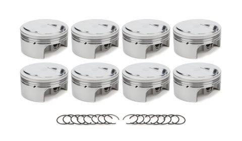 Piston - AutoTec - Forged - Dome - 4.600 in Bore - 1.5 x 1.5 x 3.0 mm Ring Grooves - Plus 7.30 cc - Big Block Chevy - Set of 8
