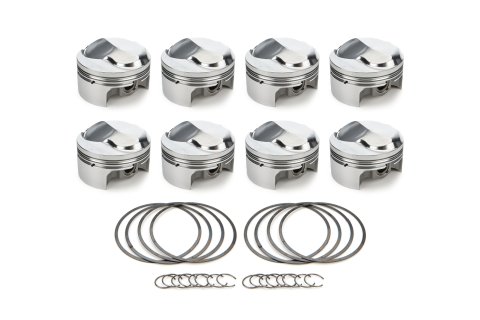 Piston - AutoTec - Forged - Dome - 4.310 in Bore - 1.5 x 1.5 x 3.0 mm Ring Grooves - Plus 39.80 cc - Big Block Chevy - Set of 8