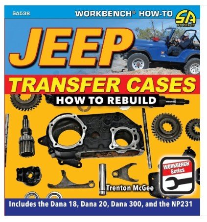 Book - Jeep Transfer Cases: How to Rebuild - 96 Pages - Paperback - Each