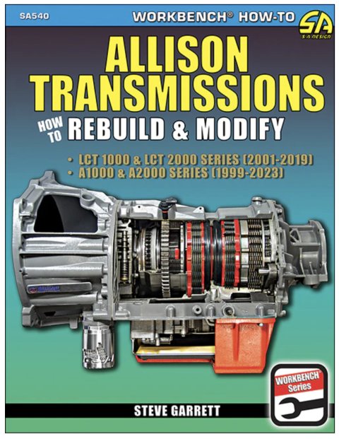Book - Allison Transmissions: How to Rebuild and Modify - 144 Pages - Paperback - Each
