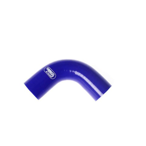 Tubing Elbow - 90 Degree - 1-1/2 in ID - 4.0 mm Thick Wall - Silicone - Blue - Each