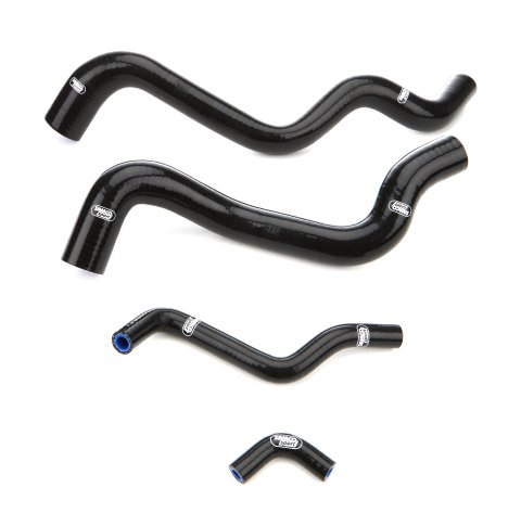 Hose Kit - Coolant System - 4 Hose Set - Silicone - Black - GM LT-Series 1992-97 - Chevy Corvette 1992-97 - Kit
