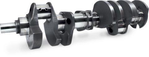 Crankshaft - Standard Weight - 3.000 in Stroke - Internal Balance - Forged Steel - 2-Piece Seal - Small Block Chevy - Each