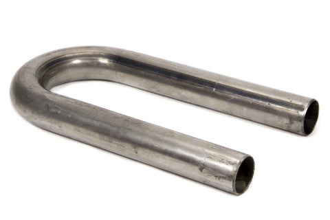 Exhaust Bend - U-Bend - Mandrel - 1.5 in Diameter - 2.5 in Radius - 9 in Legs - 16 Gauge - Steel - Each