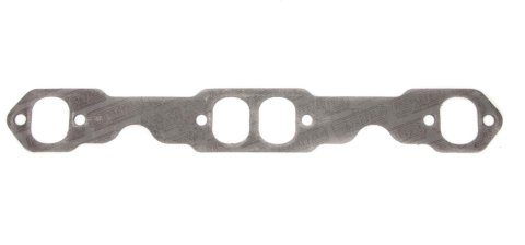 Exhaust Header / Manifold Gasket - 1.420 x 1.800 in Oval Port - Steel Core Graphite - Small Block Chevy - Each