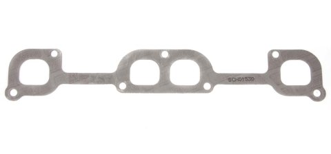 Exhaust Header / Manifold Gasket - 1.750 x 1.520 in D Port - Steel Core Graphite - Small Block Chevy - Each