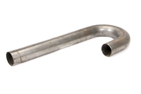 Exhaust Bend - J-Bend - Mandrel - 2 in Diameter - 3 in Radius - 3 x 15 in Legs - 18 Gauge - Steel - Each