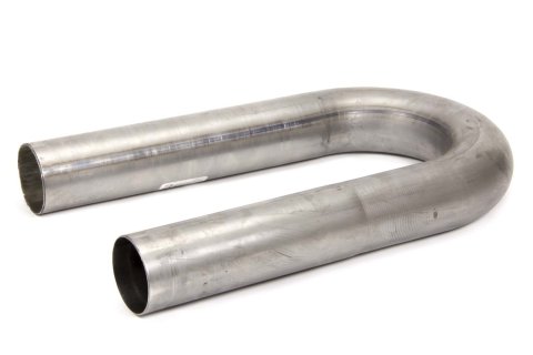 Exhaust Bend - U-Bend - Mandrel - 2 in Diameter - 3 in Radius - 9 in Legs - 18 Gauge - Steel - Each