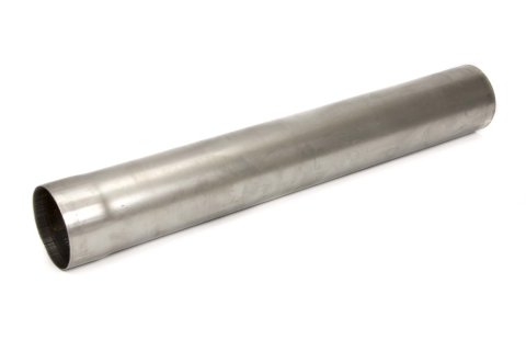 Exhaust Pipe Extension - Straight - 3 in Diameter - 2 ft Long - 1 End Expanded - Steel - Natural - Each