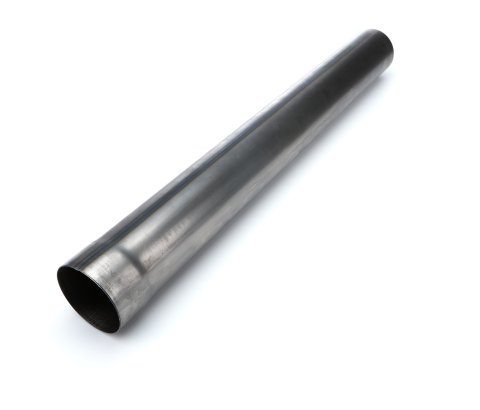 Exhaust Pipe Extension - Straight - 3.5 in Diameter - 30 in Long - 1 End Expanded - Steel - Natural - Each