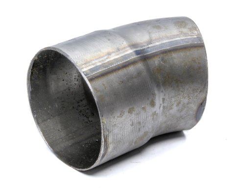 Exhaust Tip - Clamp-On - 3 in Inlet - 3 in Round Outlet - 4.25 in Long - Single Wall - Cut Edge - Angled Cut - Turnout Style - Steel - Natural - Each