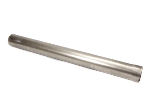 Exhaust Pipe Extension - Straight - 4 in Diameter - 3 ft Long - 1 End Expanded - Steel - Natural - Each