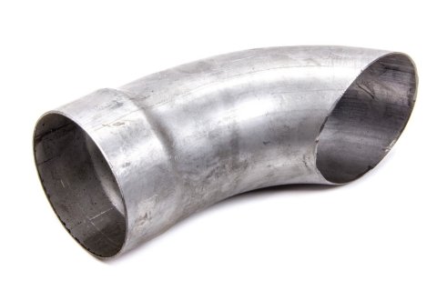 Exhaust Tip - Clamp-On - 4 in Inlet - 4 in Round Outlet - 10.5 in Long - Single Wall - Cut Edge - Angled Cut - Turnout Style - Steel - Natural - Each