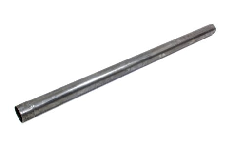 Exhaust Pipe Extension - Straight - 2.5 in Diameter - 4 ft Long - 1 End Expanded - Steel - Natural - Each
